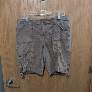 St. John's Bay Women's Tan Bermuda Shorts